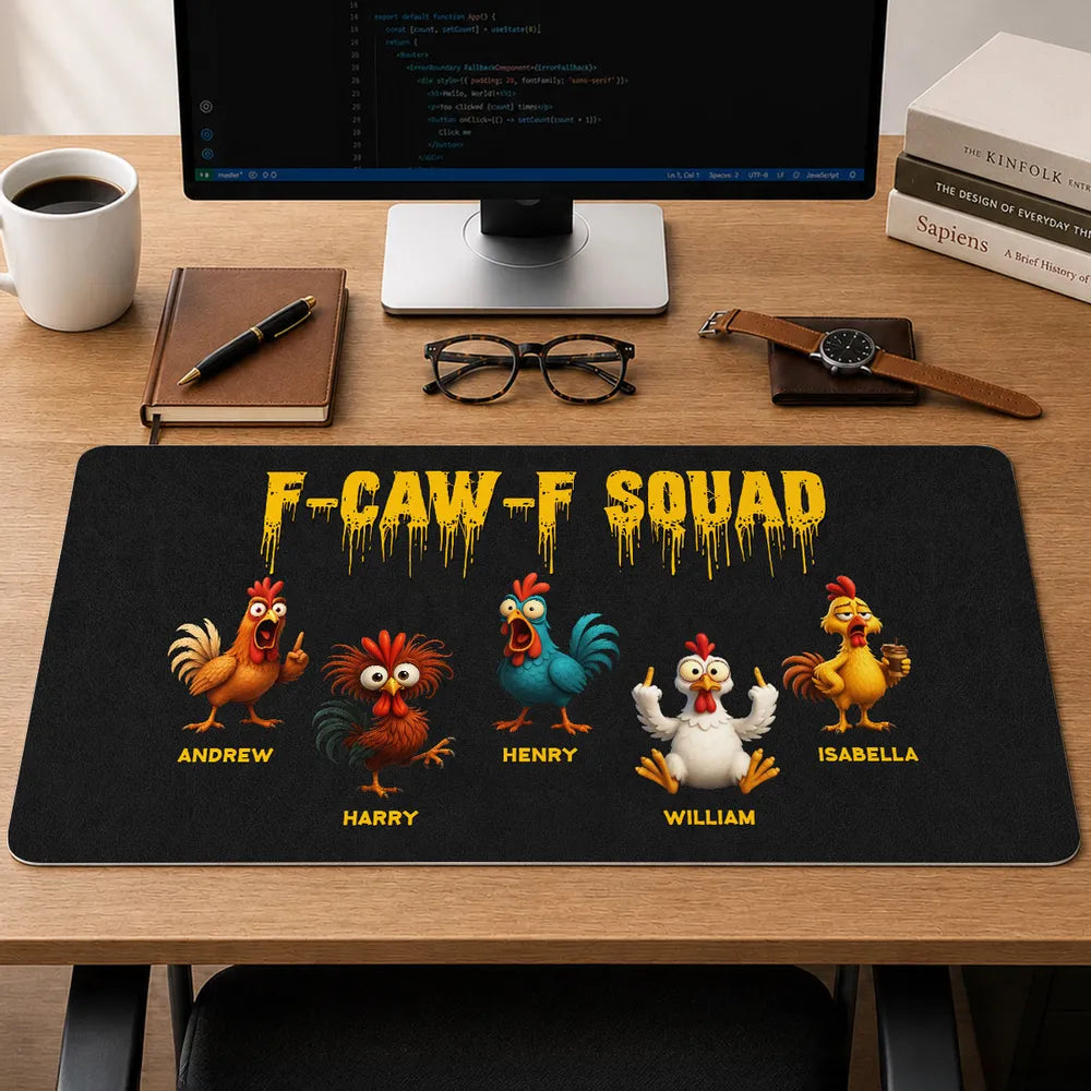 This FCawF - Personalized Desk Mat