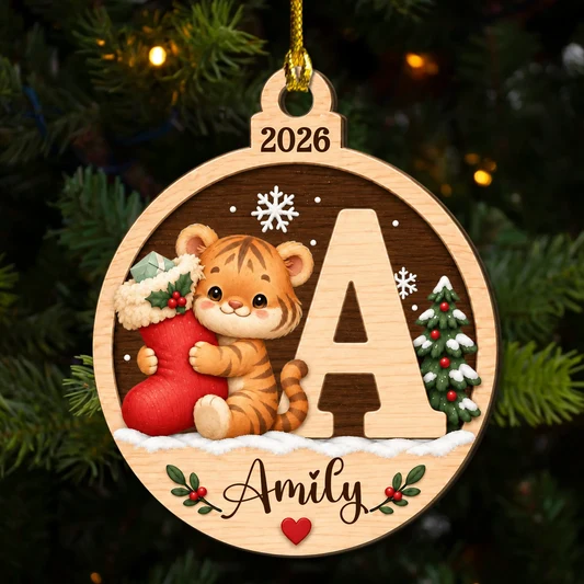 A Piece Of Christmas - Personalized 2-Layered Wood Ornament