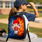 Baseball Design for Boys Girls - Personalized Backpack - Back to School Backpack for Kids