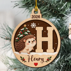 A Piece Of Christmas - Personalized 2-Layered Wood Ornament