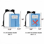 Baseball Design for Boys Girls - Personalized Backpack - Back to School Backpack for Kids