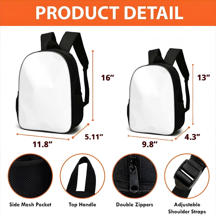 Baseball Design for Boys Girls - Personalized Backpack - Back to School Backpack for Kids