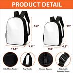 Baseball Design for Boys Girls - Personalized Backpack - Back to School Backpack for Kids