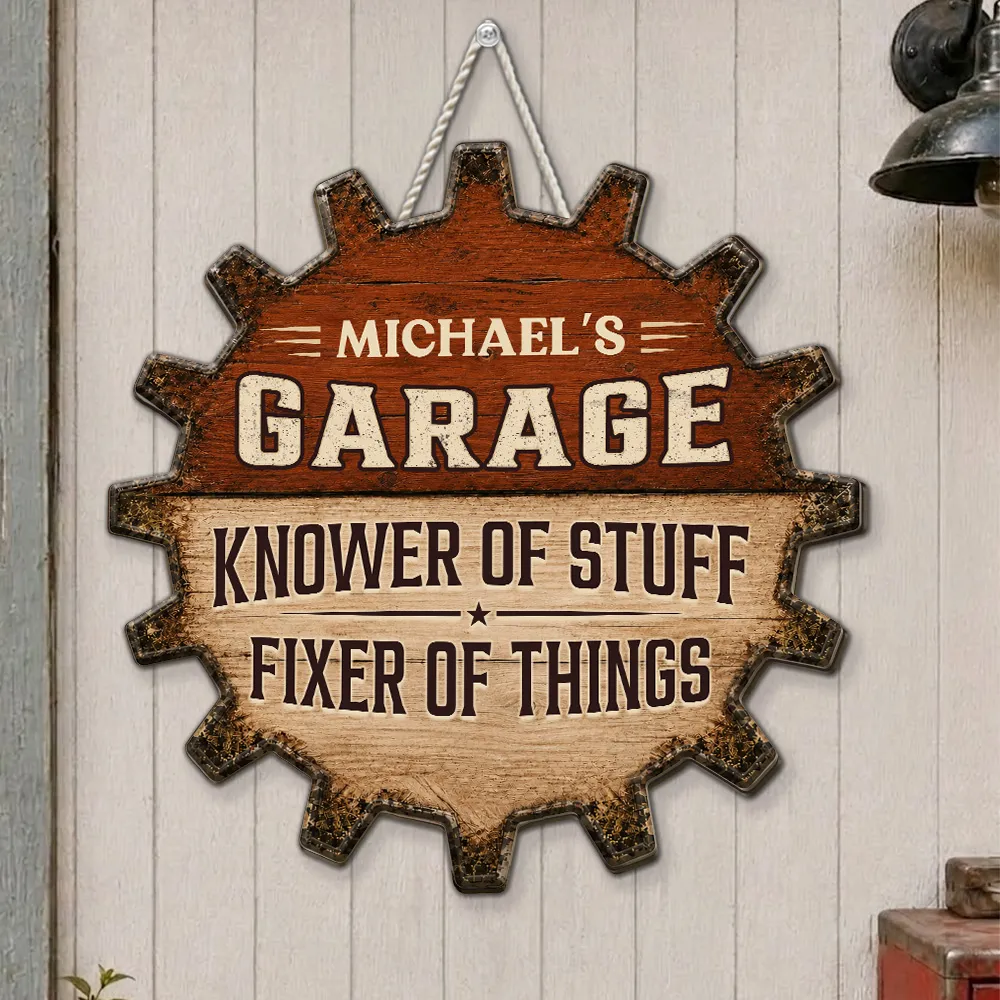 The Fixer - Personalized Wood Sign