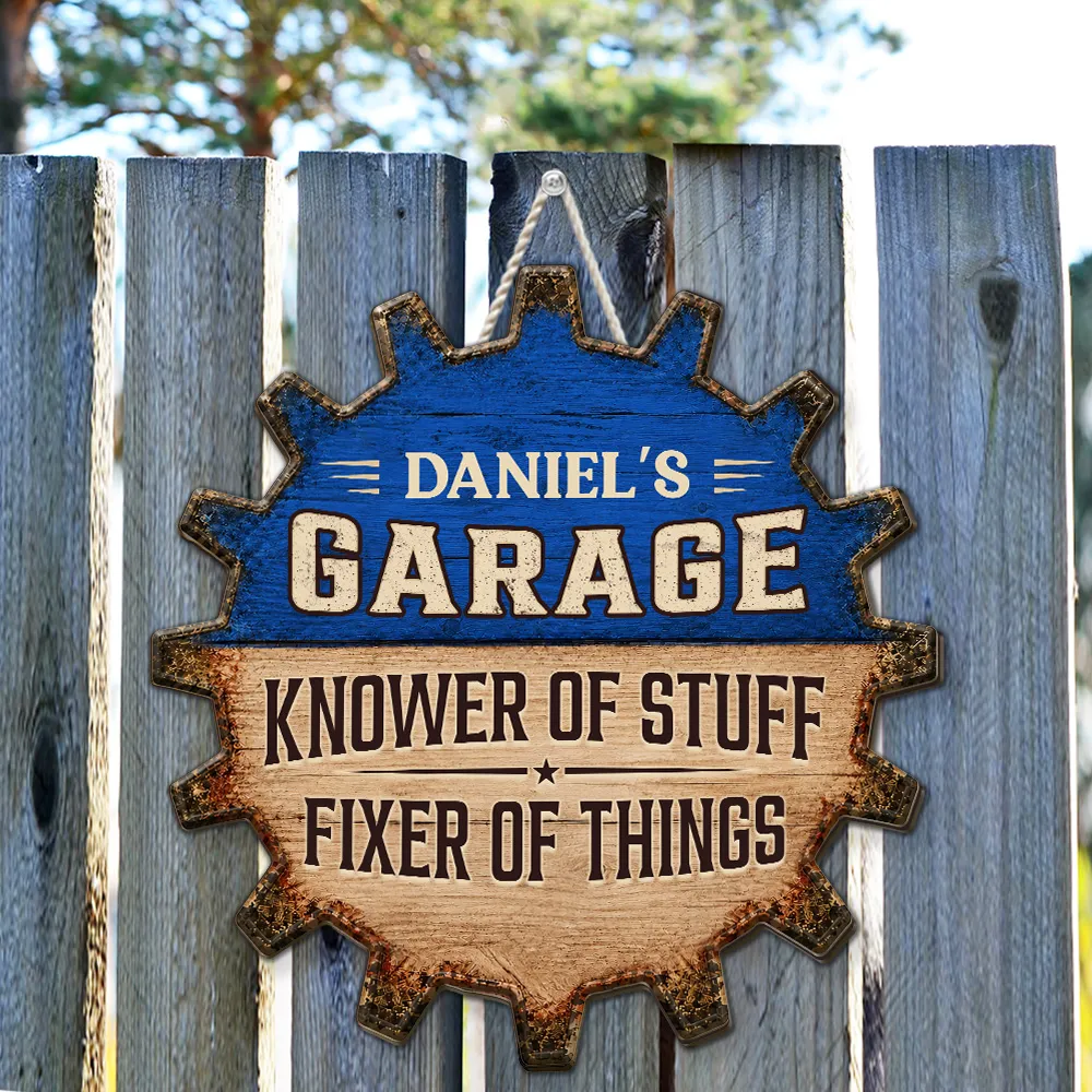 The Fixer - Personalized Wood Sign