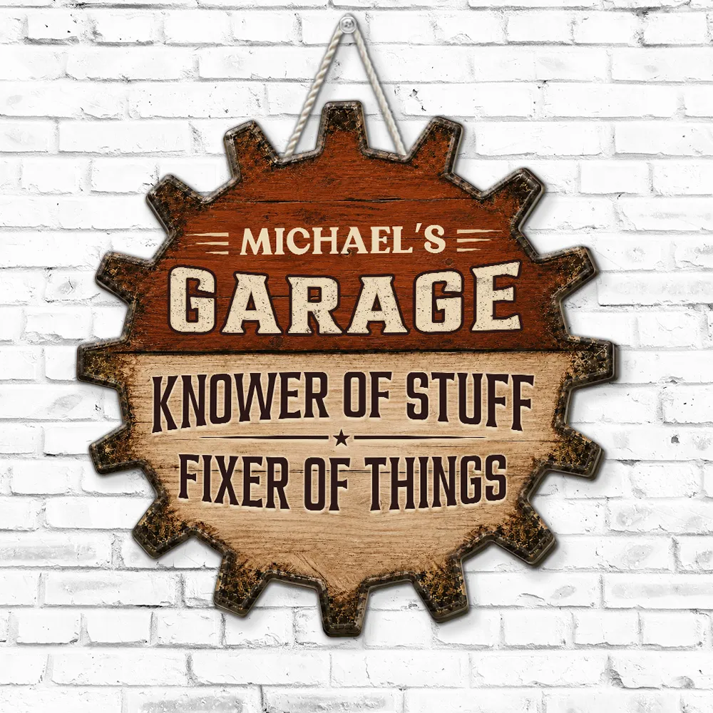 The Fixer - Personalized Wood Sign