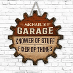 The Fixer - Personalized Wood Sign
