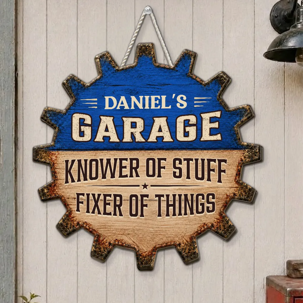 The Fixer - Personalized Wood Sign