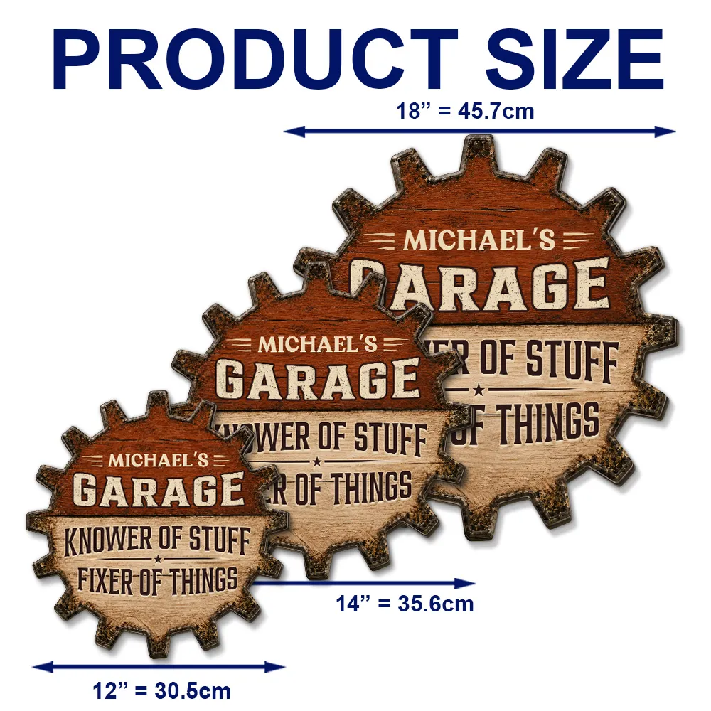 The Fixer - Personalized Wood Sign