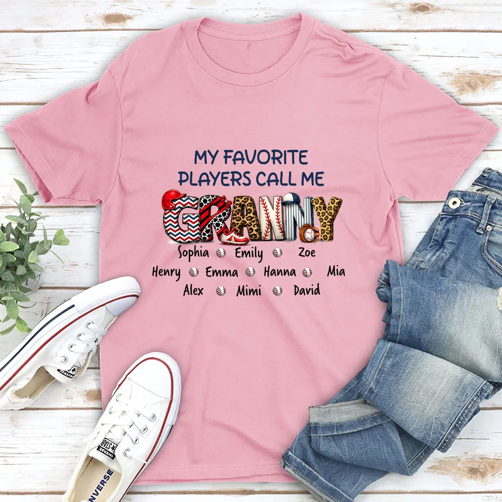 My Fav Players - Personalized Custom Shirt