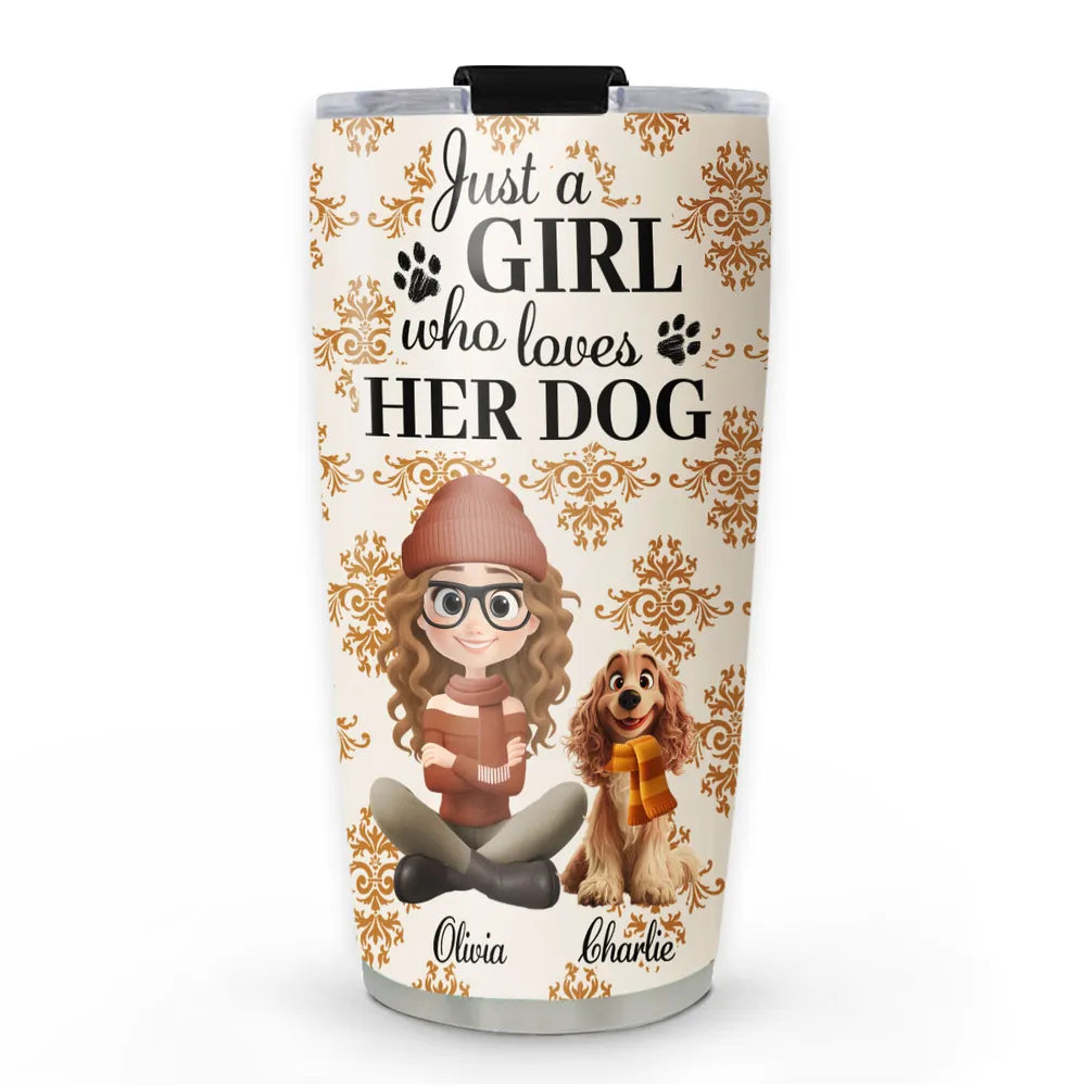 Pumskin Dog Autumn - Personalized Tumbler