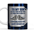 Watching My Son - Personalized Custom 3D Inflated Effect Mug