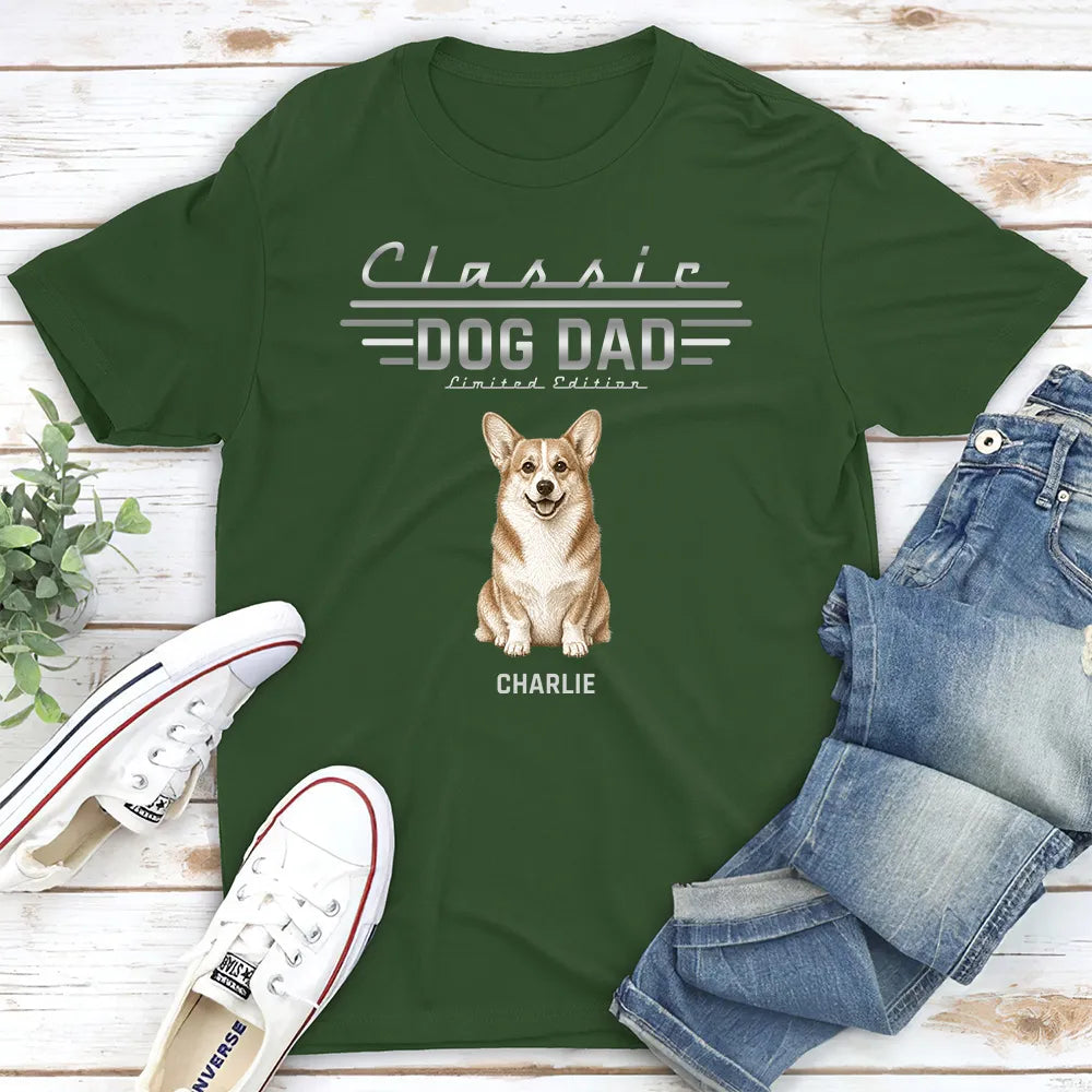 Classic Dog Dad - Personalized Custom Shirt