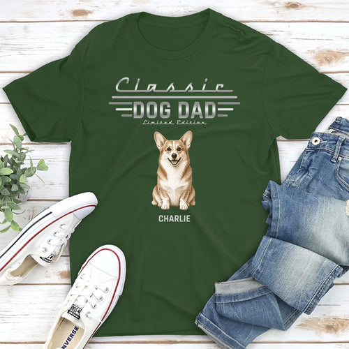 Classic Dog Dad - Personalized Custom Shirt
