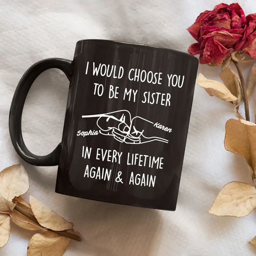 Choose You To Be My Brother - Personalized Custom Coffee Mug