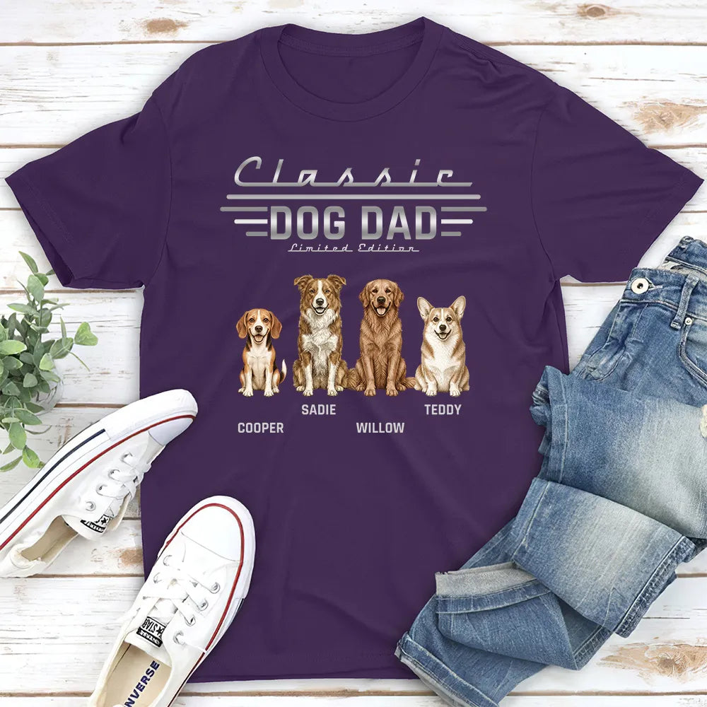 Classic Dog Dad - Personalized Custom Shirt