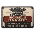 The Fixer - Personalized Metal Sign
