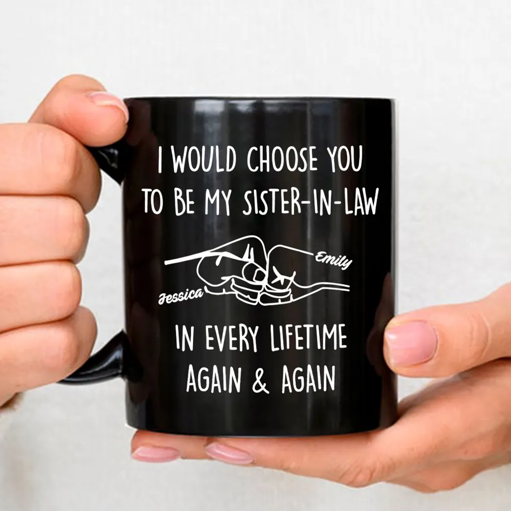 Choose You To Be My Brother - Personalized Custom Coffee Mug