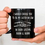Choose You To Be My Brother - Personalized Custom Coffee Mug