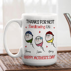 Thanks For Not Swallowing - Personalized Custom 3D Inflated Effect Mug