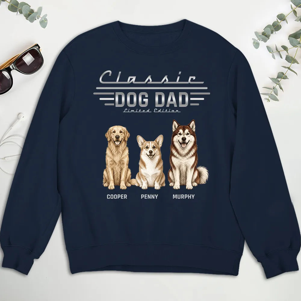 Classic Dog Dad - Personalized Custom Shirt