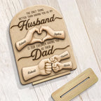Sentimental Rustic The Only Thing Better Than Having You As Husband - Personalized 2-Layered Wooden Plaque - Heartfelt Father's Day Gift For Husband, Dad