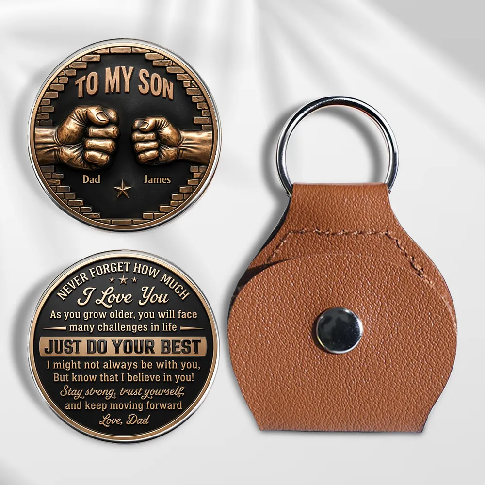 To My Son I Always Believe In You - Personalized Pocket Hug