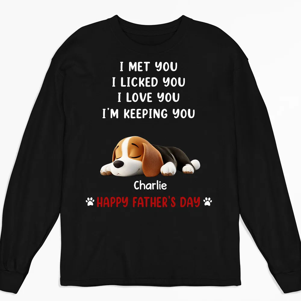 We Licked And Love You - Personalized Custom Unisex T-Shirt