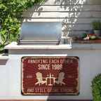 Love Forever - Personalized Metal Sign
