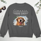 Classic Dog Dad Photo - Personalized Custom Shirt
