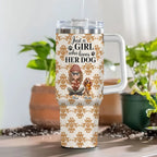 Pumskin Dog Autumn - Personalized Tumbler