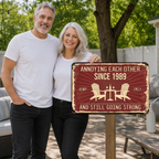 Love Forever - Personalized Metal Sign