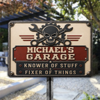 The Fixer - Personalized Metal Sign