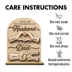 Sentimental Rustic The Only Thing Better Than Having You As Husband - Personalized 2-Layered Wooden Plaque - Heartfelt Father's Day Gift For Husband, Dad