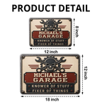 The Fixer - Personalized Metal Sign