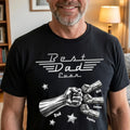 Best Dad Ever, Best Papa Ever - Metalic Fist Bump - Personalized Shirt