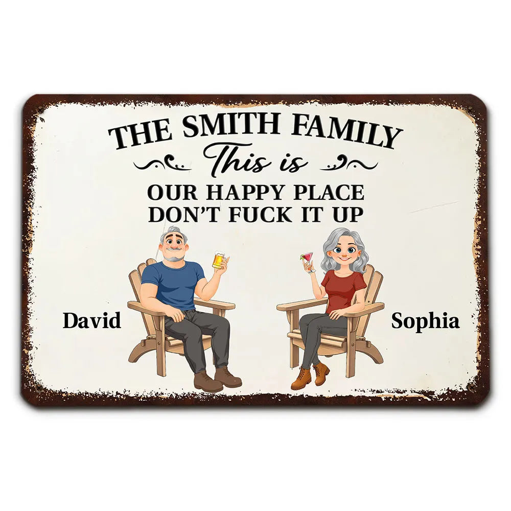 Our Place - Personalized Custom Metal Sign