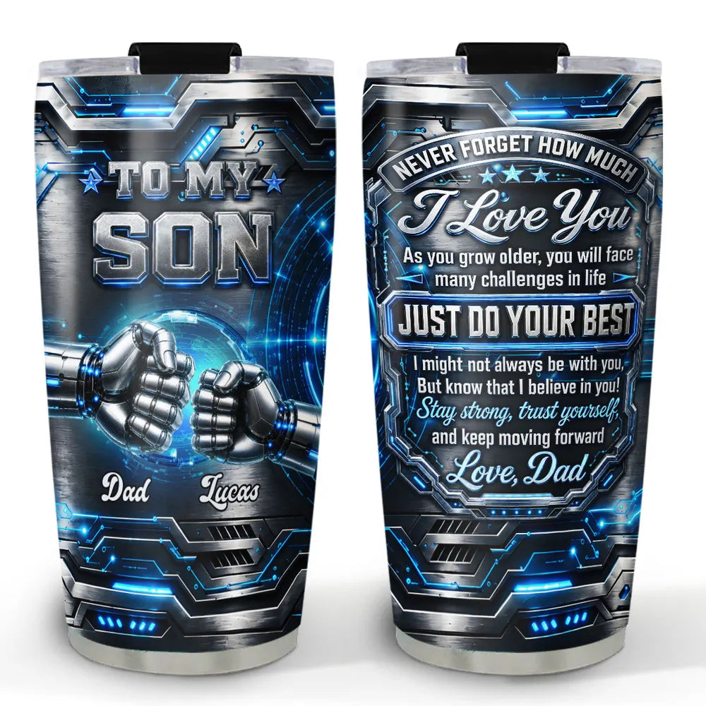 Stay Strong Trust Yourself - Personalized 3D Effect Tumbler