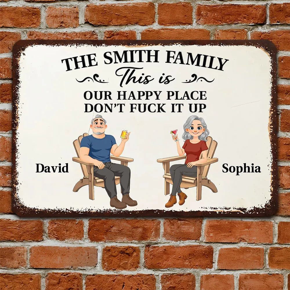 Our Place - Personalized Custom Metal Sign