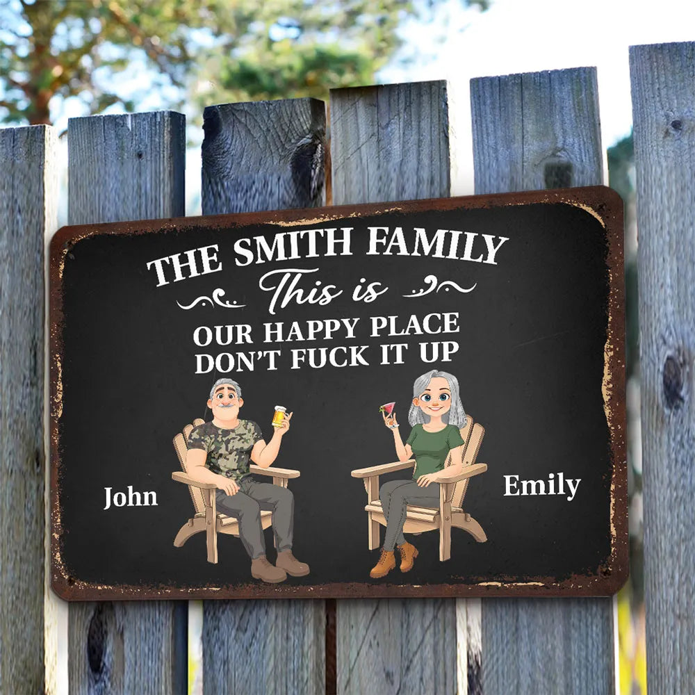 Our Place - Personalized Custom Metal Sign