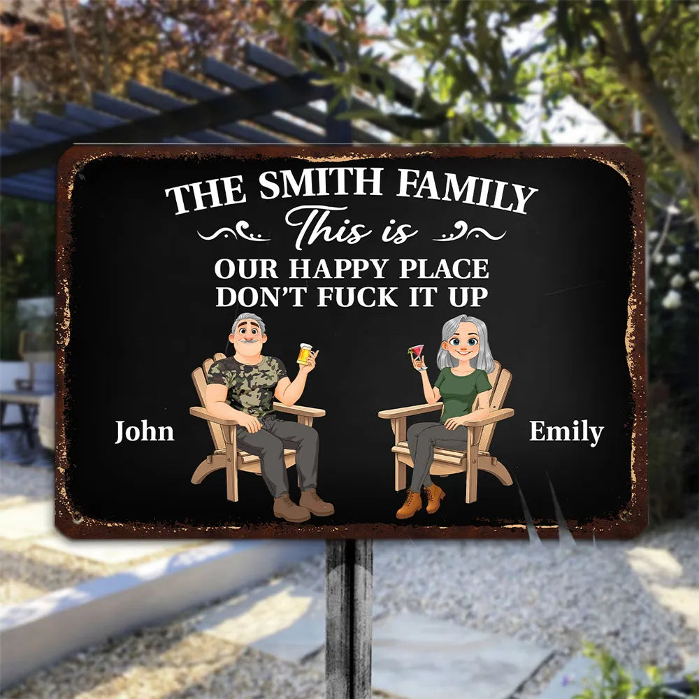 Our Place - Personalized Custom Metal Sign