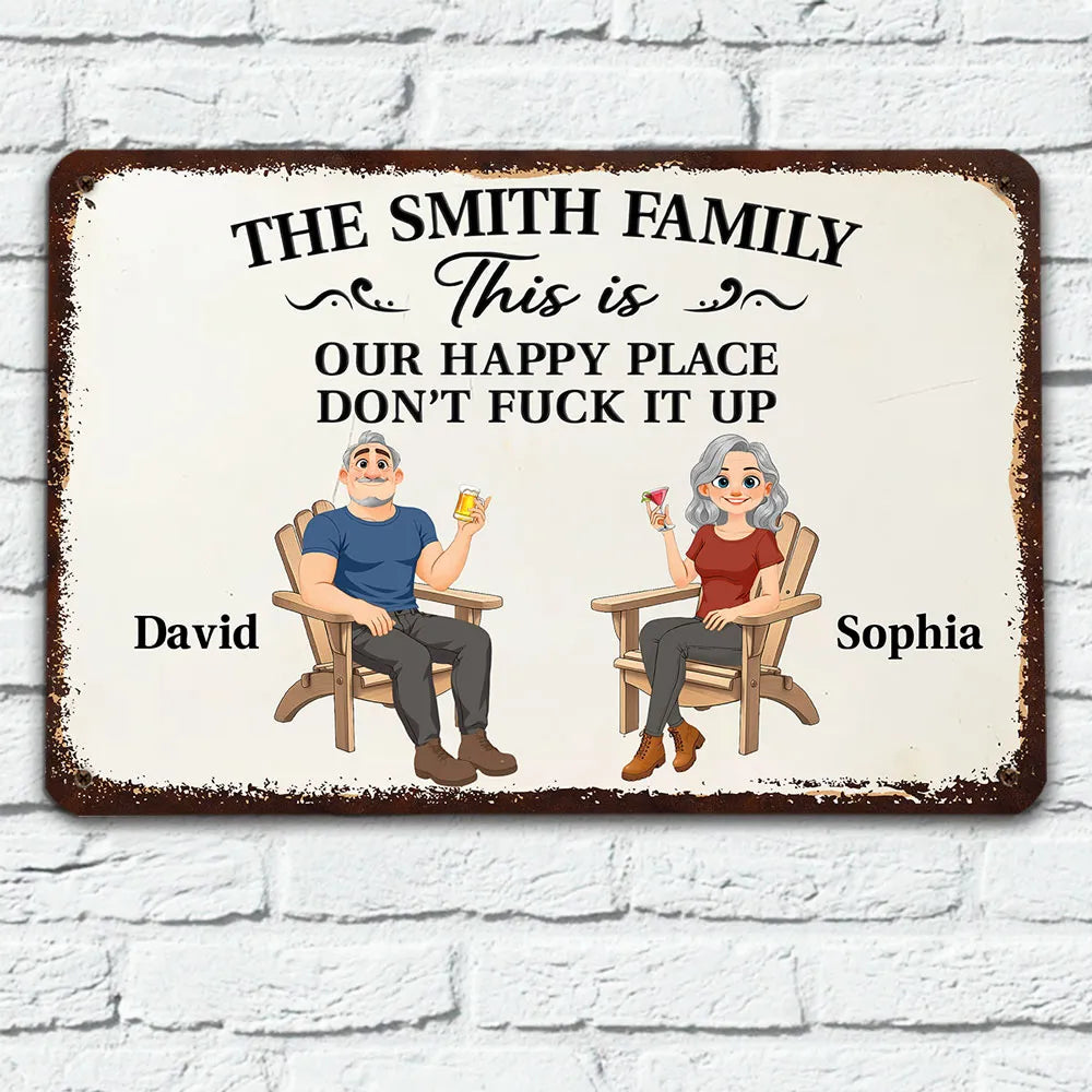 Our Place - Personalized Custom Metal Sign