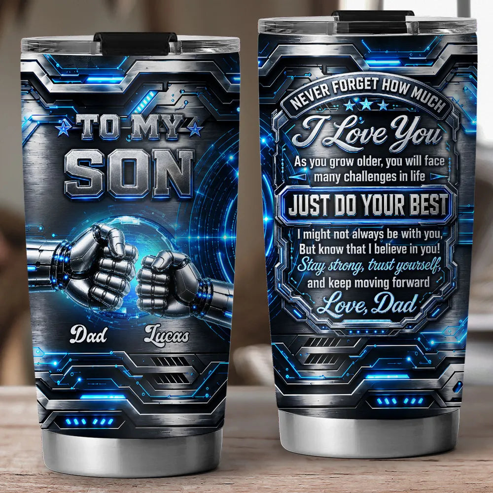 Stay Strong Trust Yourself - Personalized 3D Effect Tumbler
