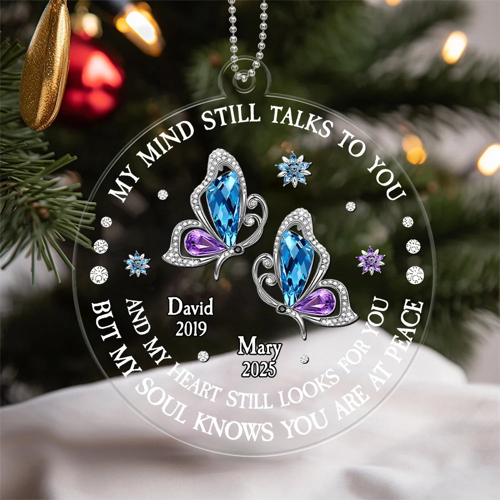 My Heart Still Looks For You - Personalized Custom Acrylic Ornament