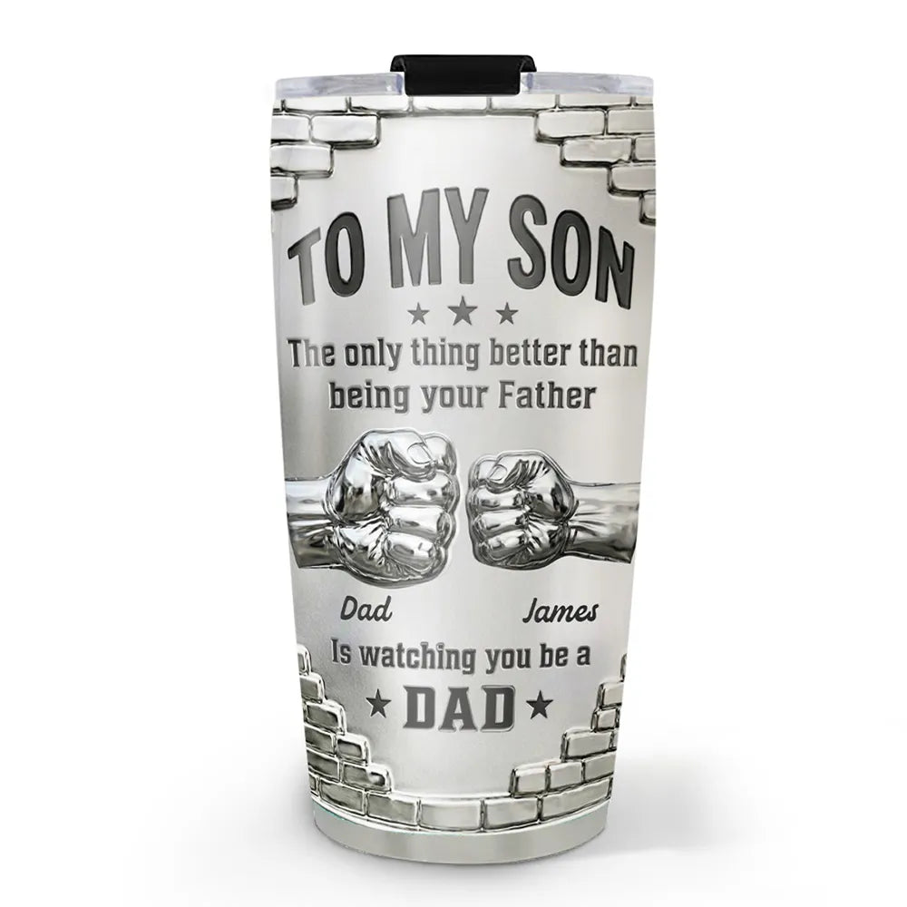 Watching You Grow - Personalized 3D Effect Tumbler