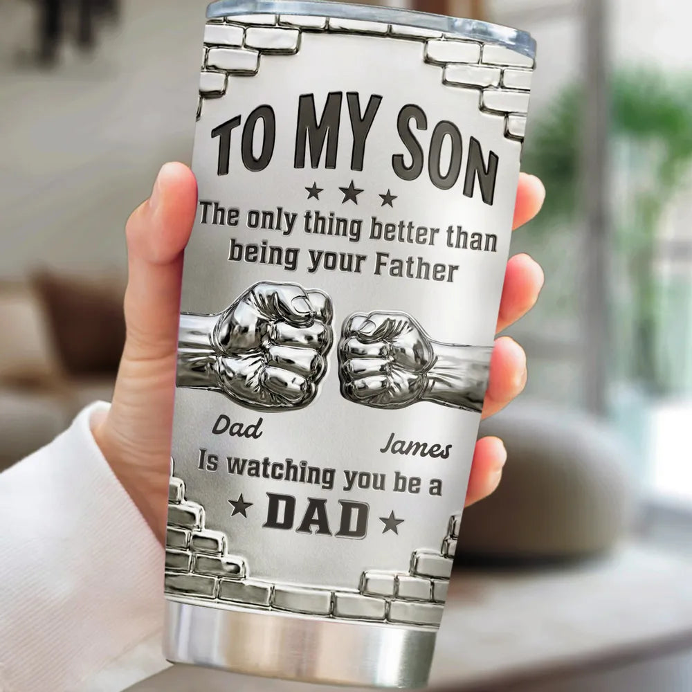 Watching You Grow - Personalized 3D Effect Tumbler