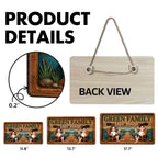 Lake House Retreat Family - Personalized Wood Sign - Gift For Couple, Family, Summer Decorations