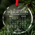 The Moment - Personalized Glass Ornament