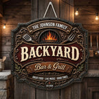 Iron Kitchen - Personalized Wood Sign