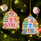 Gingerbread Baby - Personalized Acrylic Ornament